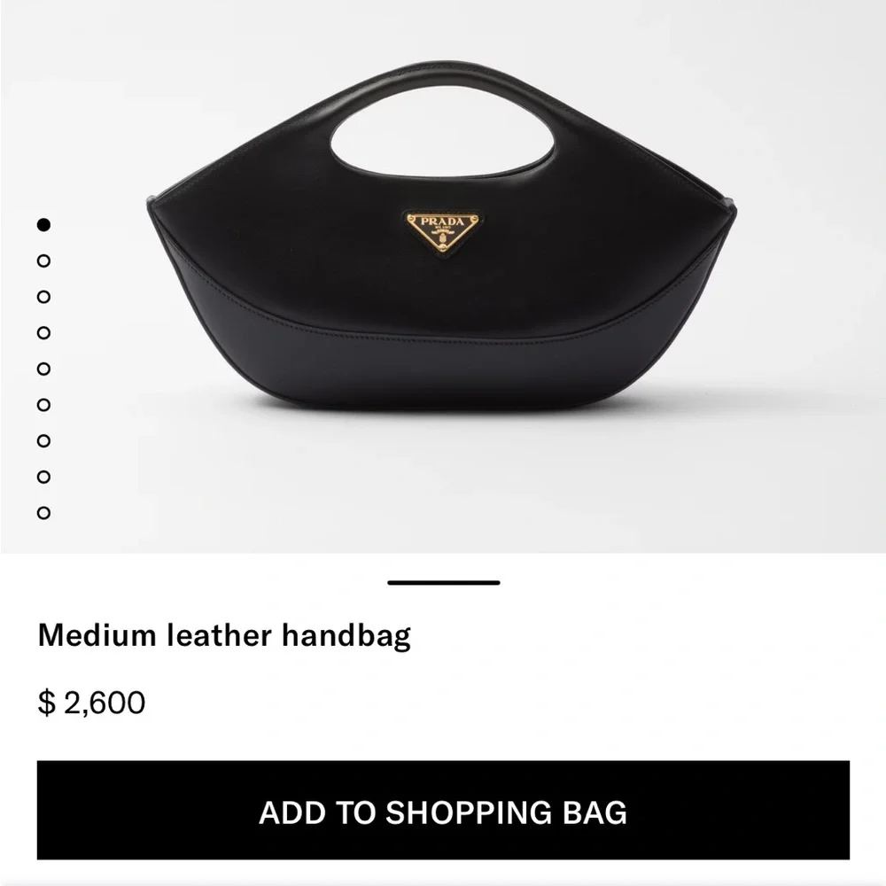Black Prada Medium Leather Bag - Picture 3 of 17